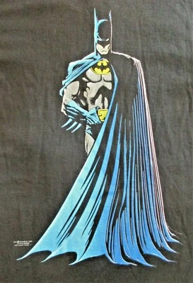 Vintage 80s Batman T Shirt Single Stitch Men's L Tee Jays Made In USA DC Comics - Image 1 of 4