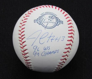 Jim Leyritz Signed/Auto Yankees 100th OML Baseball MAB Inscr 187026 - Picture 1 of 2