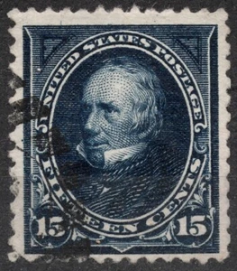 SN:#259 SG261 1894 15 cent US stamp Henry Clay  1894 Regular Issue , used - Picture 1 of 2