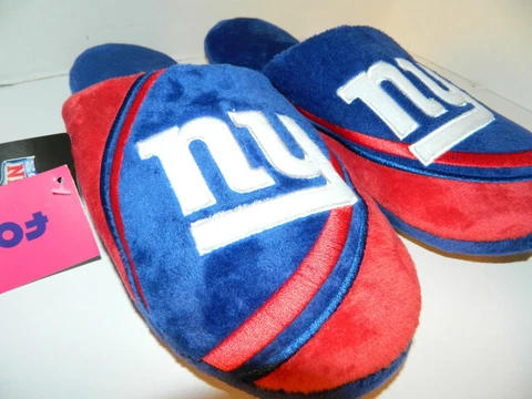 New York Giants NFL TEAM SLIPPERS Size XLARGE 13-14 Holiday tailgate party Gift Cover