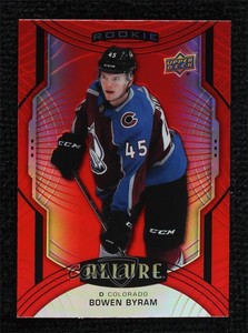 2020-21 Upper Deck Allure Rookie SP Red Rainbow Bowen Byram #149 Rookie RC