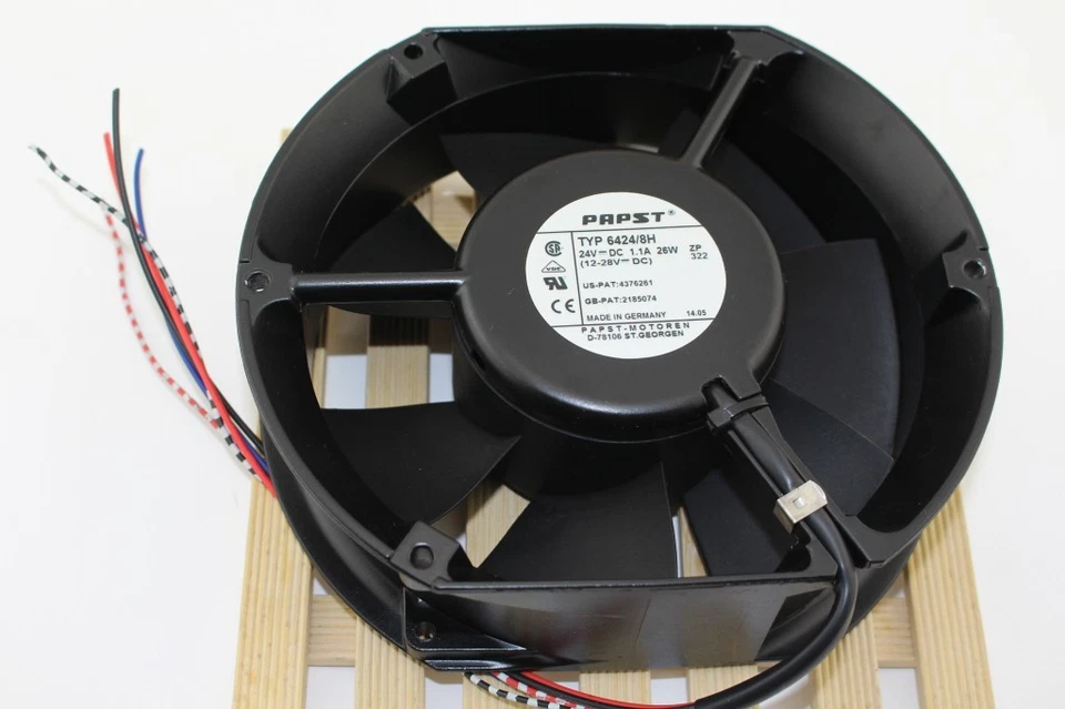 1x papst TYP6424 / 8H 17cm 17250 24v 1.1A 26W inverter cooling fan - Image 1 of 1