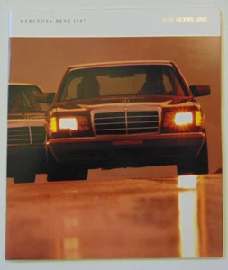 Original 1987 Mercedes Benz Full Line Brochure, 190, 300, 560, 420, 260 Models - Picture 1 of 12