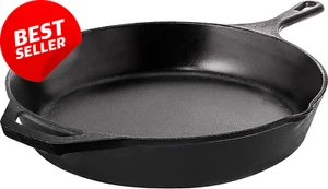 Pre-Seasoned Cast Iron Skillet - Frying Pan - Safe Grill Cookware for Indoor & O - Picture 1 of 14