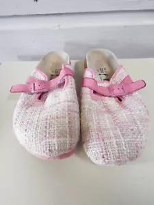 Birkenstock Betula Pink Woven Plaid Clogs Womens Sz 36 - Picture 1 of 10
