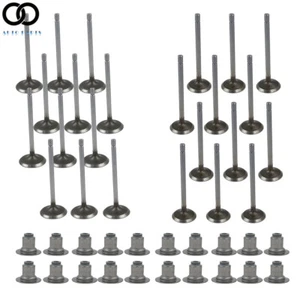 Para 04-11 Cadillac Cts Srx Sts 3.6 Dohc 24 piezas Válvulas de escape de admisión + Sello de válvula - Imagen 1 de 10