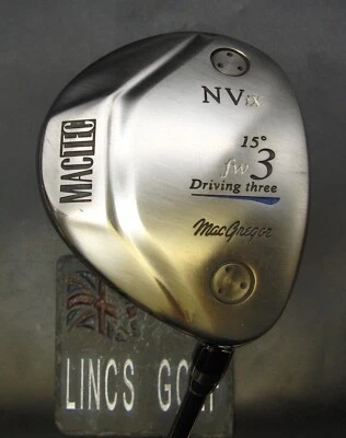 Macgregor Mactec NV 15° 3 Wood Regular Graphite Shaft Golf Pride Grip - Image 1 of 4