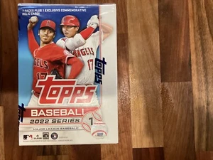 2022 Topps Series 1 Baseball Blaster Box leer mit Verpackungen - Bild 1 von 4