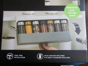 Spice organizer, under shelf rack * kitchen storage *  FREE  SHIPPING - Picture 1 of 8