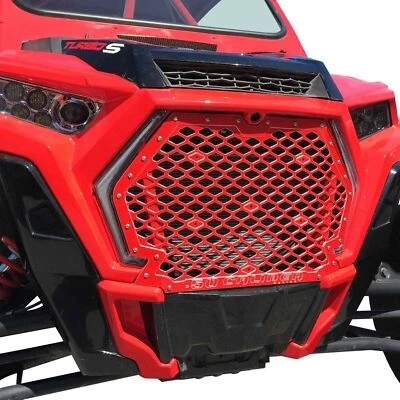 Custom CNC Billet Aluminum Grill for 2019 RZR XP1000, XP Turbo, Turbo S - Red - Image 1 of 4