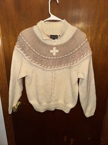 Vintage Jeanne Pierre Petites Damen Strickpullover cremeweiß Größe Small - Bild 1 von 6