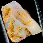 3 Ct. 100% Natural Ethiopian Opal Color Of Play Welo Rough Gems 18X12x5 Mm