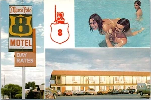Marco Polo Motel on Old Route 66, Winslow, Arizona Postcard - Picture 1 of 2