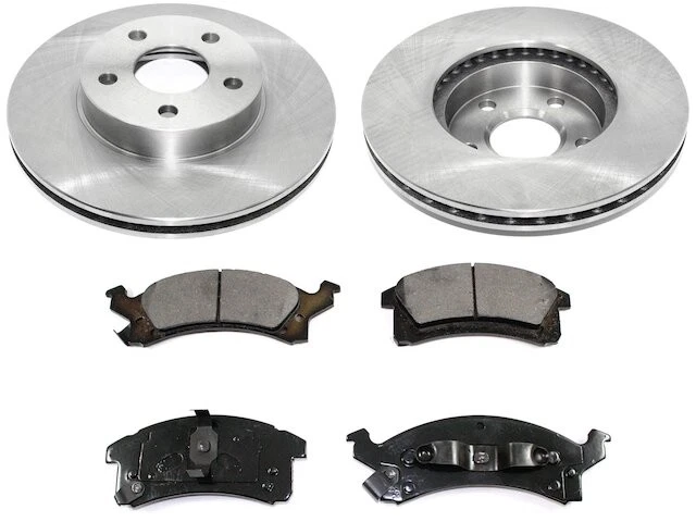 Kit de pastillas de freno delanteras y rotor para Pontiac Sunfire 1995-2005 1996 1997 BR638QC Foto 1 de 1