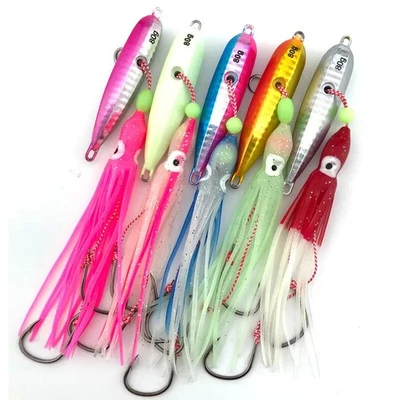 Inchiku 40g-200g Metall Jigkopf Oktopus Rock Köder für Kingfish Snapper... - Bild 1 von 4