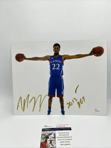 Andrew Wiggins Signed 8x10 JSA COA Minnesota Timberwolves Inscribed 2015 ROY - Picture 1 of 3