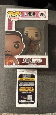 KYRIE IRVING SIGNED AUTOGRAPH CLEVELAND CAVALIERS Funko Pop 25 JSA COA AUTHENTIC - Image 1 of 4