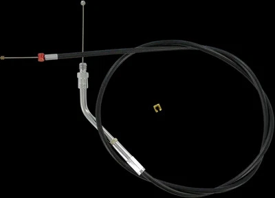 Barnett Black Vinyl Throttle Cable Harley Davidson Softail Springer 88-89 - Image 1 of 3