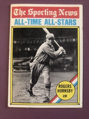 1976 Topps All-Time All-Star Rogers Hornsby #342 envío gratuito Foto 1 de 2