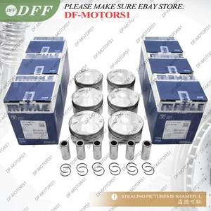 MAHLE Pistons Rings Set Φ82+0.5mm CR 11:1 6Pcs For BMW 325i 523i E30 E93 E83 F10 - Picture 1 of 5