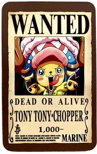 Tony Tony Chopper One Piece Wanted Set ACG Holo Tarjeta Anime Dead or Alive - Imagen 1 de 4