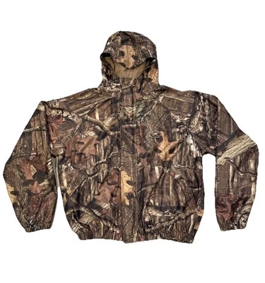Mossy Oak RED HEAD Storm Tex HUNTING JACKET Break Up Camouflage Men's Sz Large L - Image 1 of 4