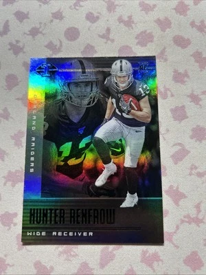 2019 Panini Illusions Hunter Renfrow #50 Rookie Card Oakland Raiders 🏴‍☠️ - Image 1 of 2