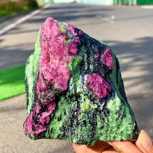 2.47LB Natural green Ruby zoisite (anylite) crystal sample Healing - Picture 1 of 23