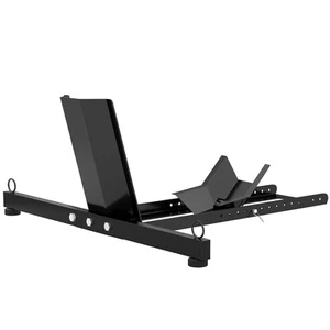 HOMCOM Cavalletto Blocca Ruote Moto da Ø34-84 cm Regolabile su 14 Livelli - Foto 1 di 10