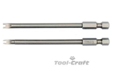 YATO YT0498, security screwdriver bits spanner type 100mm long set 2pcs