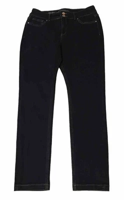 Jeans feminino The Limited cintura alta 14 R azul escuro 32x29,5 botões dourados - Imagem 1 de 4