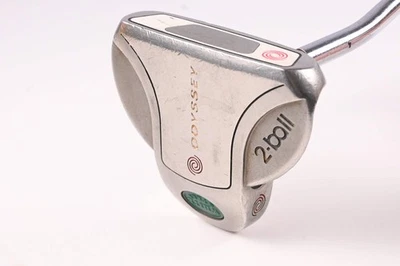Odyssey putter a 2 sfere in acciaio bianco / 34 pollici - Immagine 1 di 4