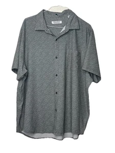 Tommy Bahama Kurzarm Hemd mit Knöpfen Herren Gr. XXL grau Rautenmuster - Bild 1 von 10