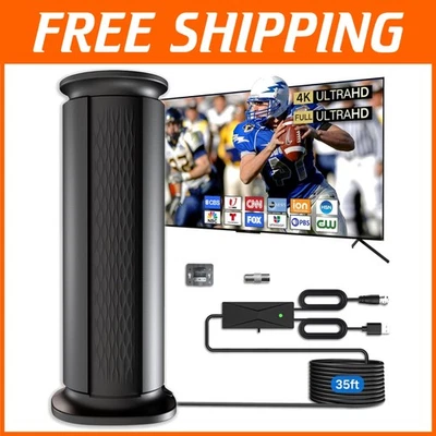 2025 Upgraded TV Antenna - 2800+ Miles Range, Amplified HDTV - Image 1 of 4