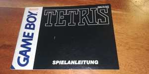 Tetris / Game Boy / Anleitung / Deutsch  - Bild 1 von 3