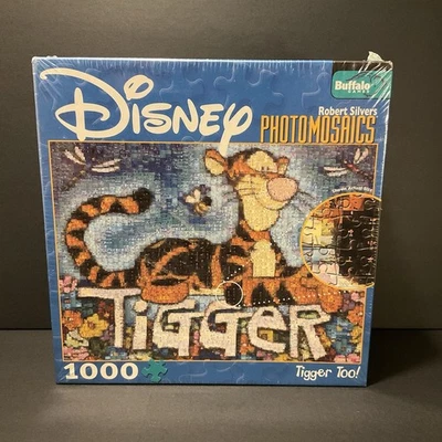 Disney PhotoMosaics Tigger Too! 1000 +Pcs Jigsaw Puzzle Buffalo Games NEW SEALED - Image 1 of 3