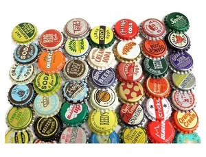 (100) Vintage & Vintage Inspired Random Bottle Caps New Uncrimped Never Used - Picture 1 of 3