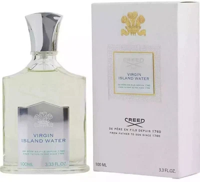 Perfume de agua Virgin Island Colonia 3,3 oz/100 ml para hombres mujeres unisex nuevo en caja Foto 1 de 2