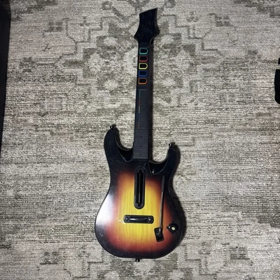 RedOctane Sunburst Guitar Hero World Tour XBOX 360*Teated* NO DONGLE - Image 1 of 4