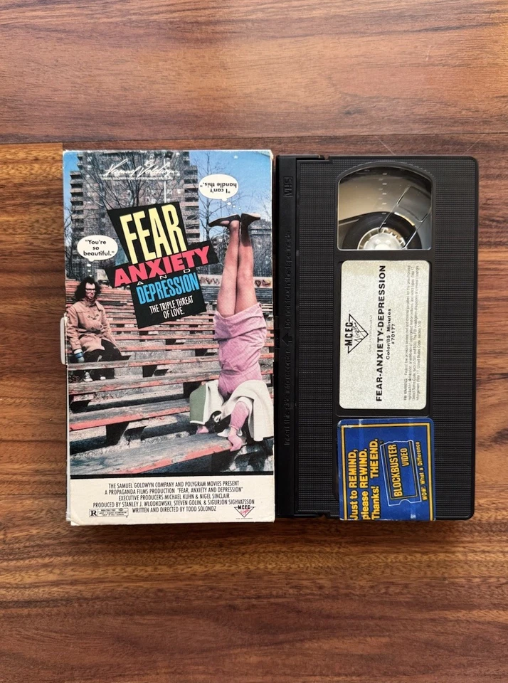 Todd Solondz Fear, Anxiety, and Depression (VHS, 1990) - Image 1 of 4