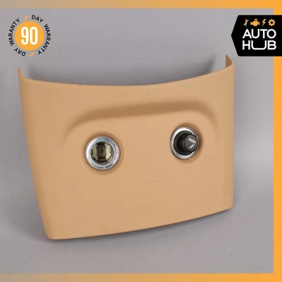 Panel de ajuste de consola central trasera beige OEM Porsche Cayenne 958 11-18 Foto 1 de 4