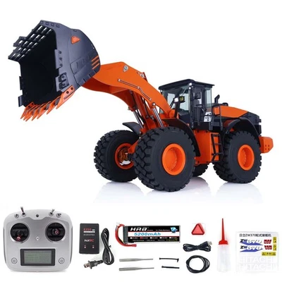 Free Gift JDToy 1/14 I6S Radio RTR RC Hydraulic Loader ZW370 198 w/ Sound Light - Image 1 of 4