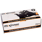McKinnon Medical Black Nitrile Powder-Free Examination Gloves Box 90 - X Large
