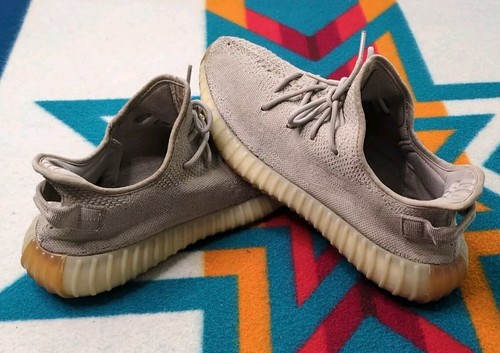 Scarpe sneakers Adidas Yeezy Boost 350 V2 basse sesamo 2018 art F99710 taglia 13