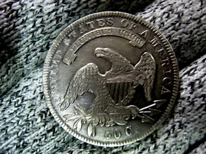 Beautiful 1834 Capped Bust Lettered Edge United States Silver Half Dollar - Picture 1 of 2