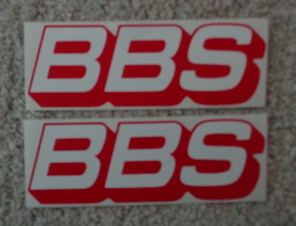 2x Aufkleber / Sticker BBS Felgen, 21x7,5cm - Bild 1 von 1