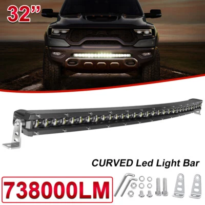 Lower Bumper 32" LED Curved Light Bar For Dodge RAM 1500 2500 3500 2003-2009 30" - Image 1 of 4