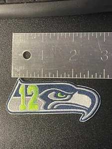 Parche de fútbol americano americano con logotipo de los Seattle Seahawks 3" 12o hombre - Imagen 1 de 2