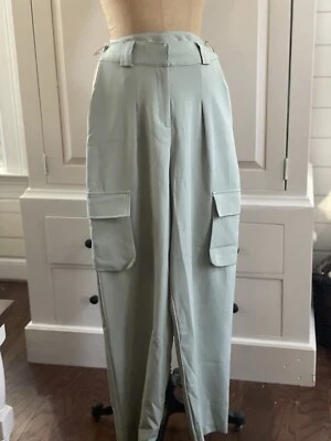 Sage Green Cargo Style Dress Pants Women’s Size 4 - Image 1 of 4
