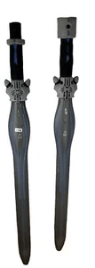 NERF N-Force Vendetta Doppelklinge 2 Schaumstoffschwerter 30"L gebraucht Spielzeug Cosplay 2156 - Bild 1 von 9